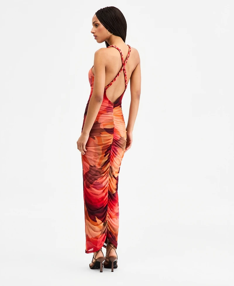 Rachel Roy Women's Thalassa Printed Mesh Dress