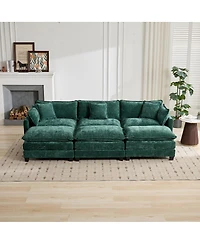 Streamdale Furniture Cloud Couch: Skin-friendly Chenille, Cloud-like Comfort, Modular Design