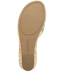 Style & Co. Women's Theaa X-Band Wedge Espadrilles Sandals, Macy's Exclusive
