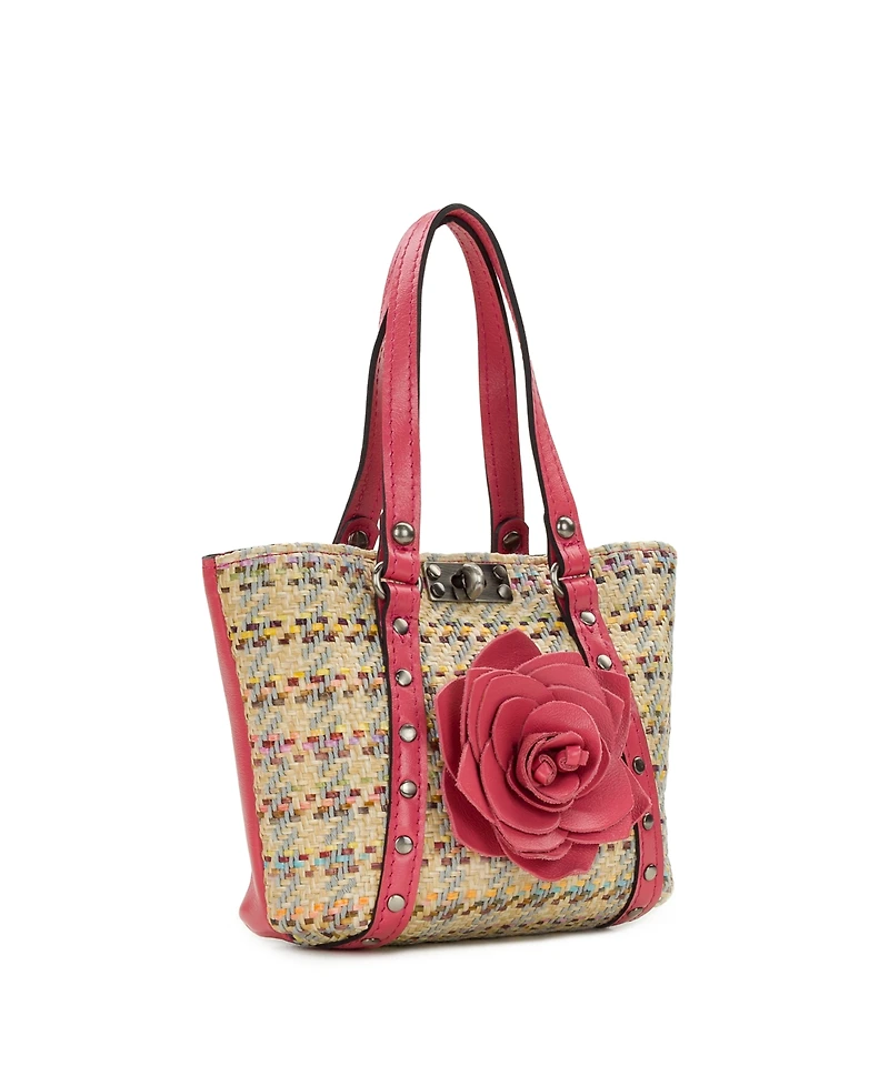 Patricia Nash Benvenuto Rose and Chain Mini Shoulder Bag