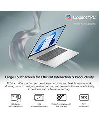 Hp Essential 17.3" Hd Traditional Laptop Intel Core Ultra 5 225U 32GB Ram Intel Graphics 2TB Ssd Storage Windows 11 Home 60Hz