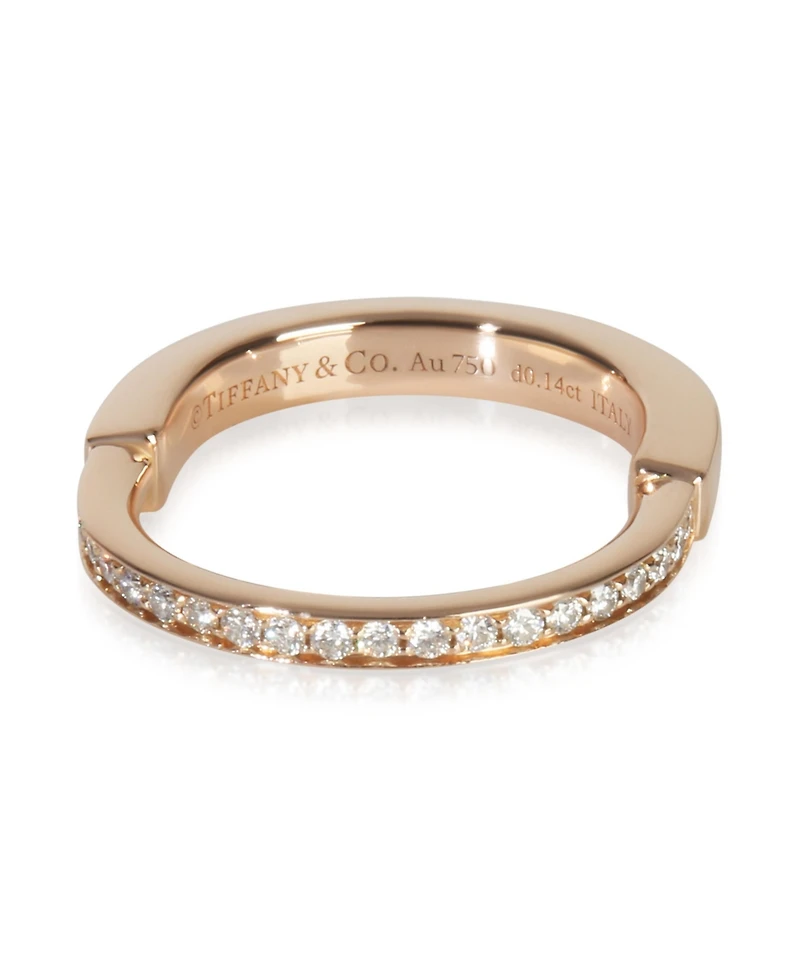 Pre-Owned Tiffany & Co Rose Gold Lock Ring