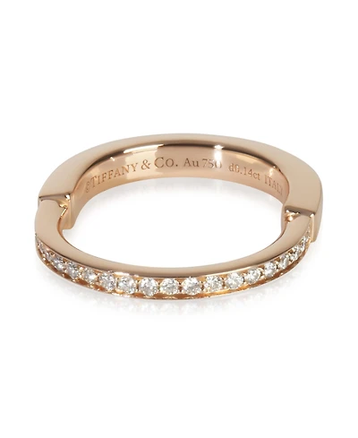 Pre-Owned Tiffany & Co Rose Gold Lock Ring