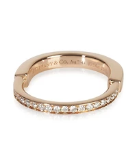 Pre-Owned Tiffany & Co Rose Gold Lock Ring