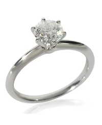 Pre-Owned Tiffany & Co 0.88 ct Round Brilliant Diamond Engagement Ring