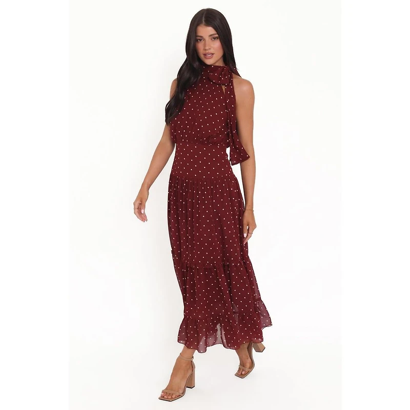 Petal and Pup Women's Leona Halterneck Maxi Dress