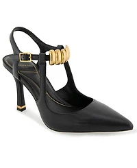 Kenneth Cole New York Women's Romi Ankle Hw Slingback Pumps