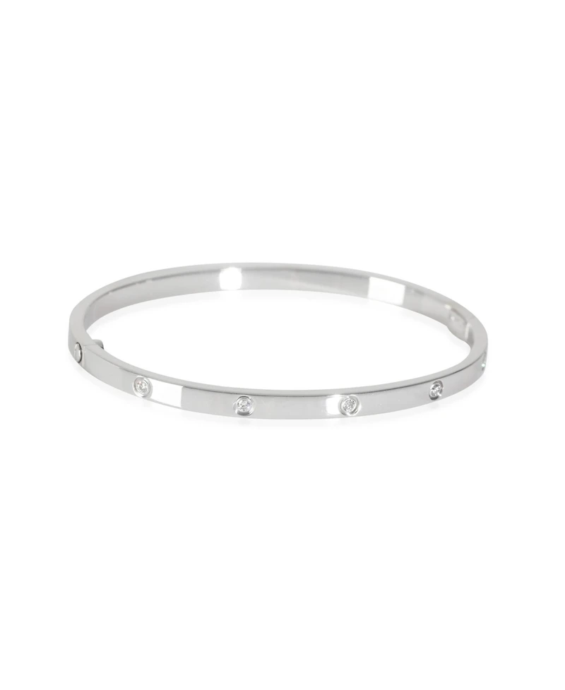 Pre-Owned Cartier White Gold Diamond Small Model Love Bracelet