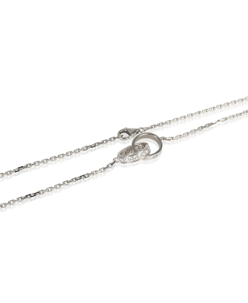 Pre-Owned Cartier White Gold Diamond Love Necklace