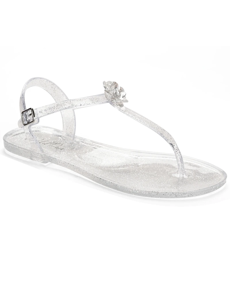 Wild Pair Women's Qahira Jelly Round Toe Thong Flat Sandals, Macy's Exclusive