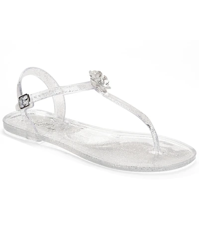 Wild Pair Women's Qahira Jelly Round Toe Thong Flat Sandals, Macy's Exclusive