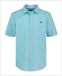 Nautica Boys' 8-20 Short-Sleeve Shirt