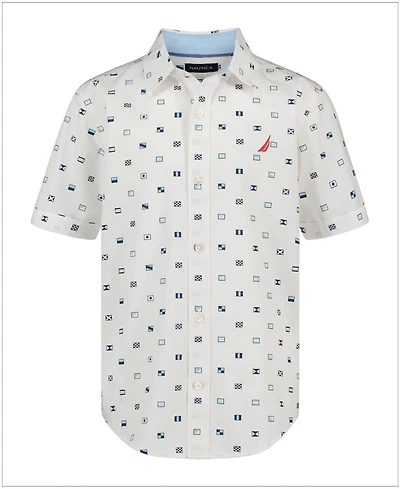 Nautica Boys' 8-20 Short-Sleeve Shirt