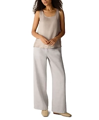 Eileen Fisher Women's Shimmer Scoop Neck Tank Top