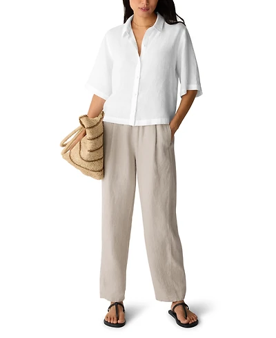 Eileen Fisher Women's Classic Collar Shirt