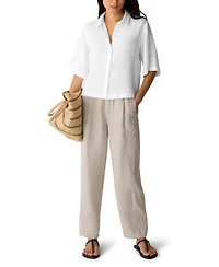 Eileen Fisher Women's Classic Collar Shirt