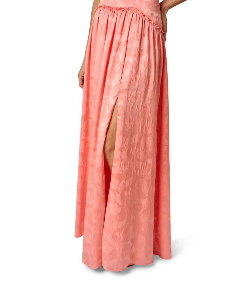 Woven Jacquard Long Dress