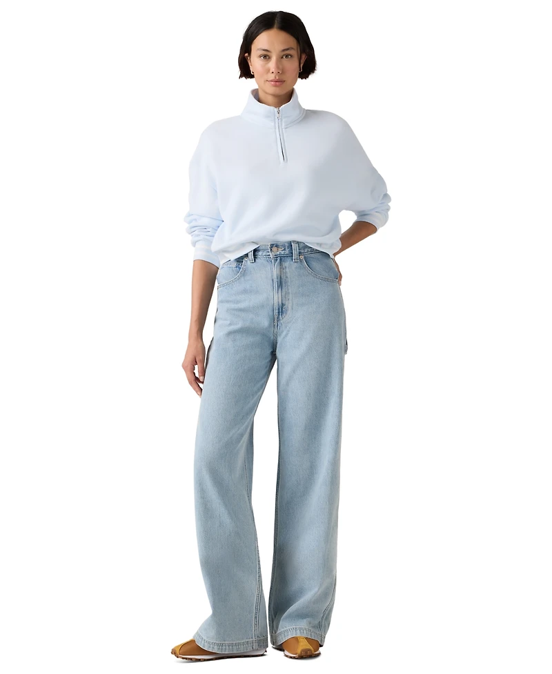 Levi's Women's Cinch-Waist Carpenter Lightweight Baggy Jeans