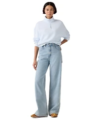 Levi's Women's Cinch-Waist Carpenter Lightweight Baggy Jeans