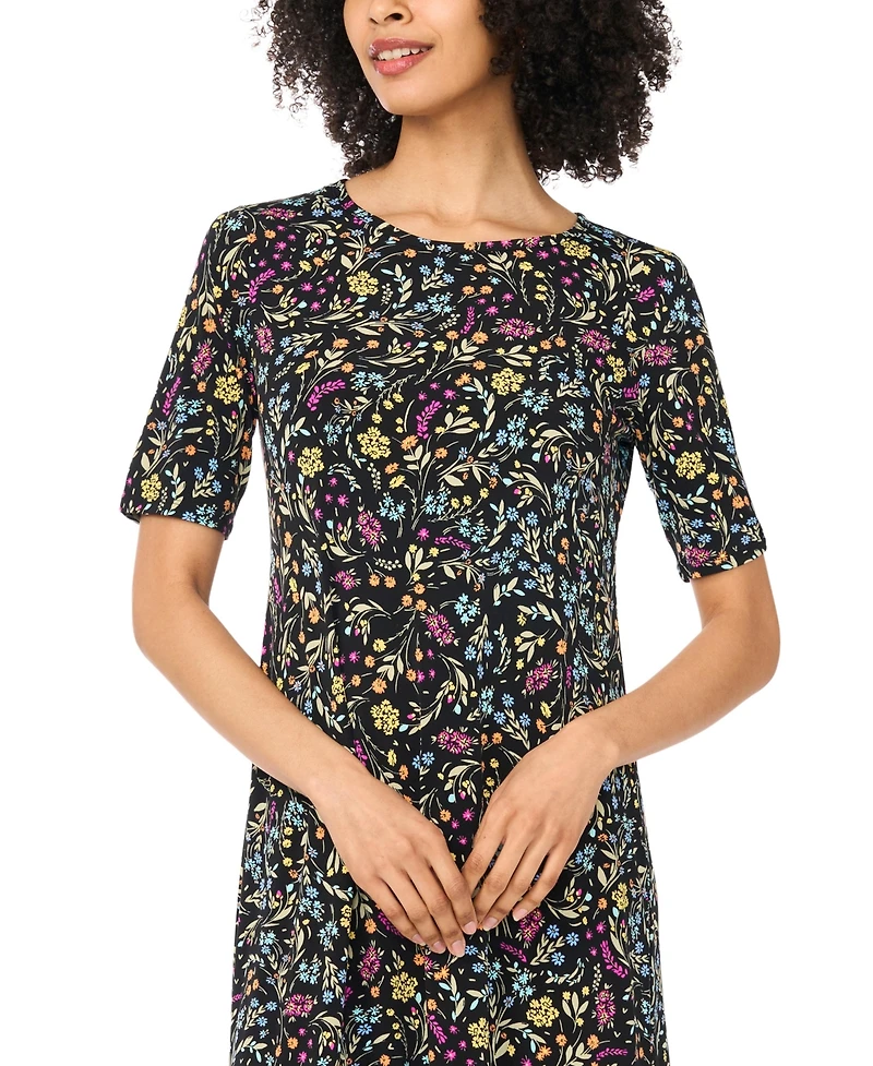 Vince Camuto Women's Crewneck Maxi Dress