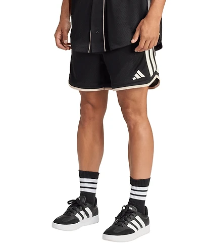 adidas Men's Stadium Mesh Basketball Shorts