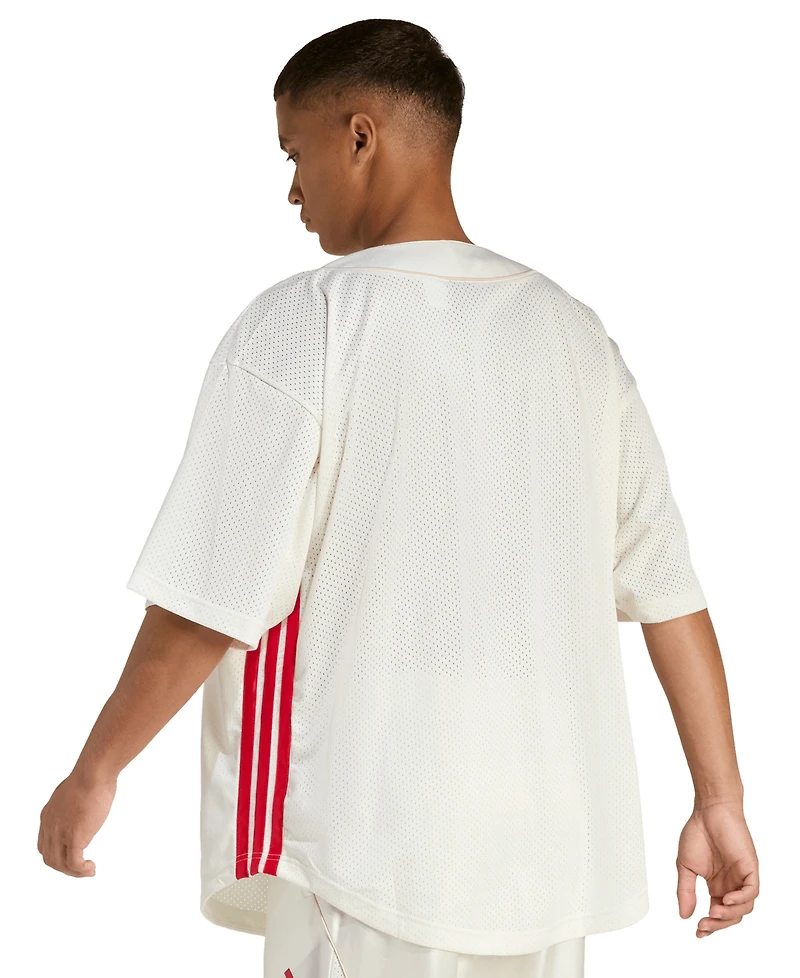 adidas Men's Stadium Basketball Short-Sleeve Shirt