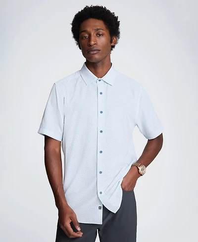 Kenneth Cole Men's Slim Fit Short-Sleeve Shirt