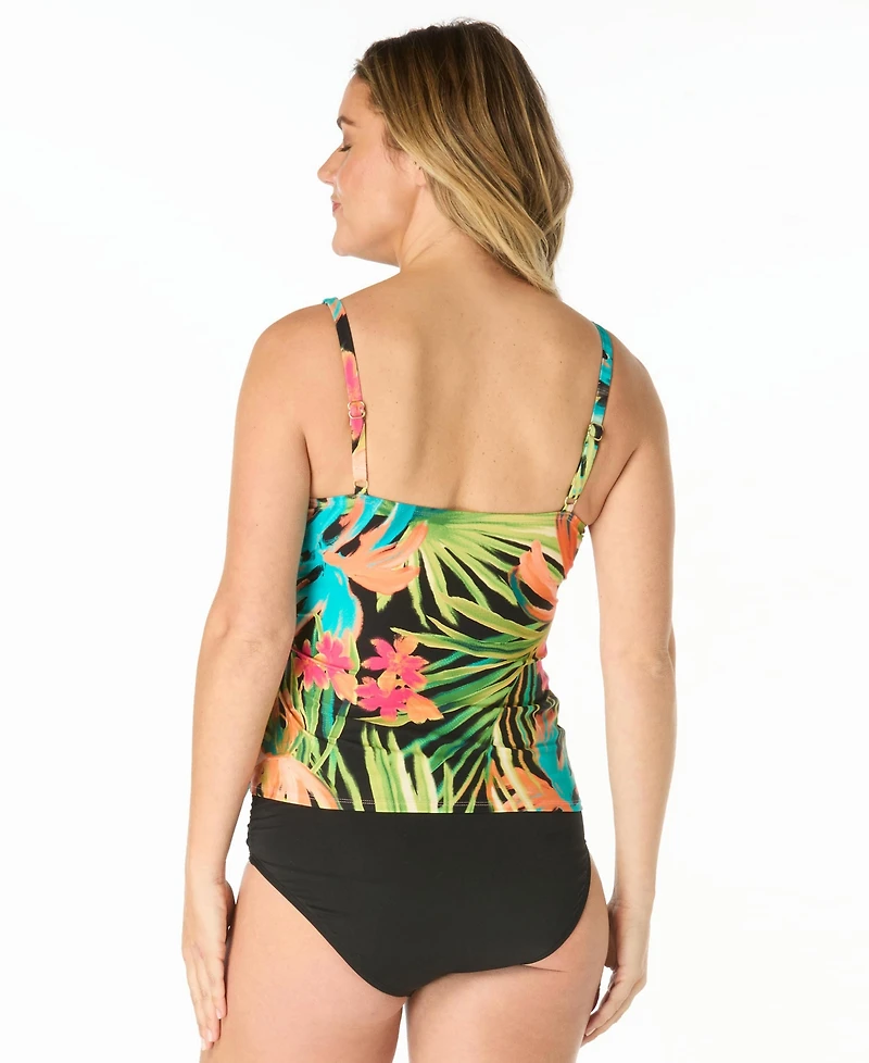 Coco Reef Women's V-Neck Pull-On Affable Tankini Top