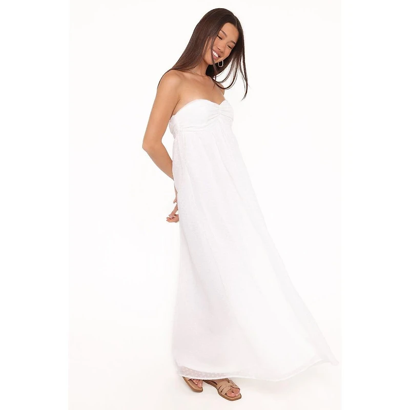 Petal and Pup Women's Vee Strapless Maxi Dress