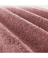 gaomon Upholstered Bed Frame Boucle Platform Wave Headboard for Kids No Box Spring Wood Slats Noise Free