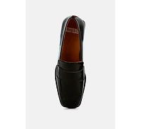 Jongs Metallic Penny Loafers