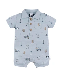 Gerber Baby Boys Polo Golf Romper