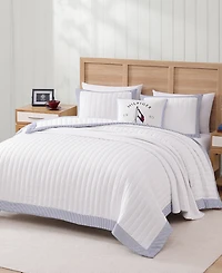 Tommy Hilfiger Hilfiger Resort Washed Microfiber 3-Pc. Quilt Set, King