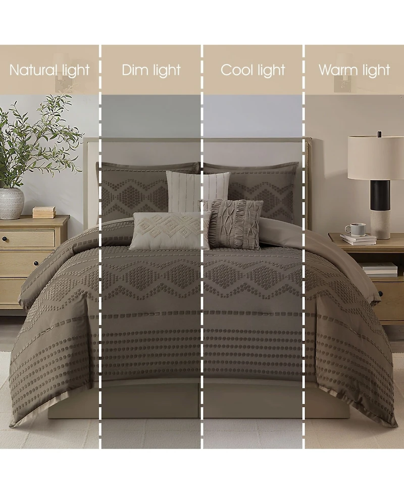 Stratford Park Waverly Geometric 7-Pc. Comforter Set