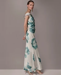 Donna Karan New York Women's Floral Gown