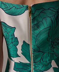 Donna Karan New York Women's Fit & Flare Midi Dress