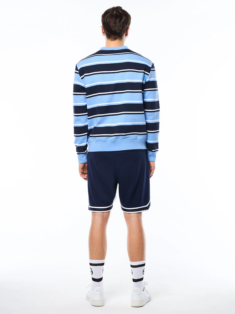 Sergio Tacchini Men's Strisce Stripe Crewneck