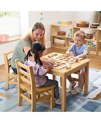 Kaplan Early Learning Wooden Slice & Match Fruit & Vegetable Puzzles