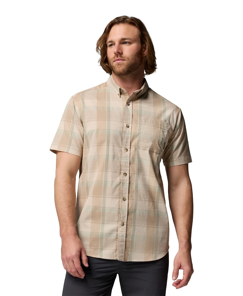 Columbia Men's Rapid Rivers Short Sleeve Plaid Shirt