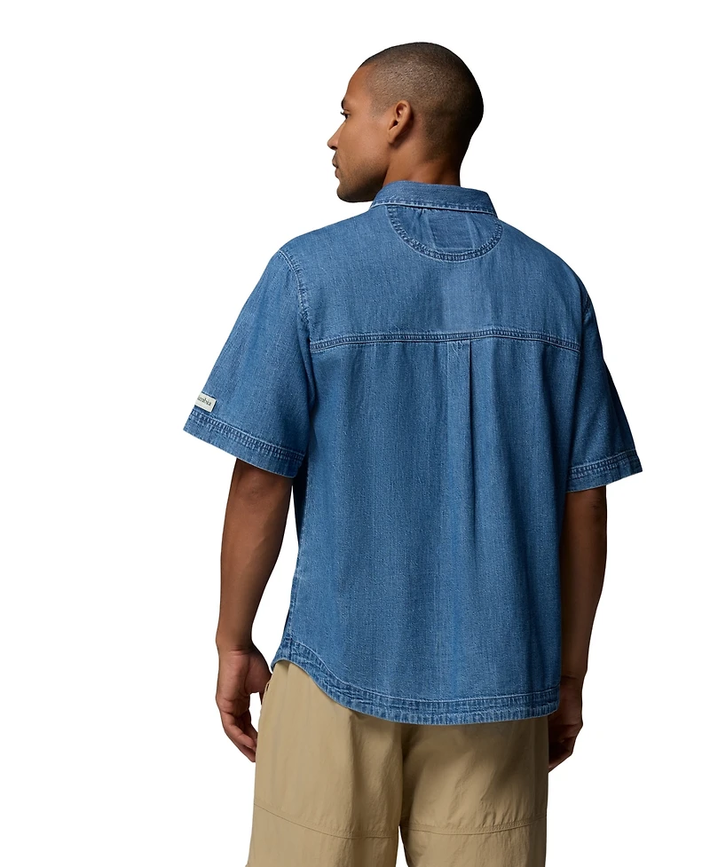 Columbia Men's Acker Rock Twill Short-Sleeve Button-Down Shirt