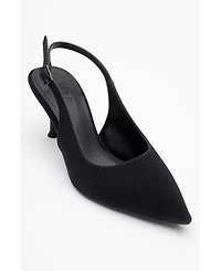 Prologue Shoes Women's Caisa Slingback Pointed Toe Pump