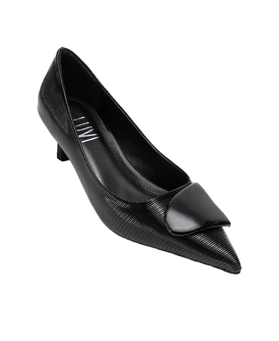 Prologue Shoes Women's Briana Buckle Pointed Toe Pump