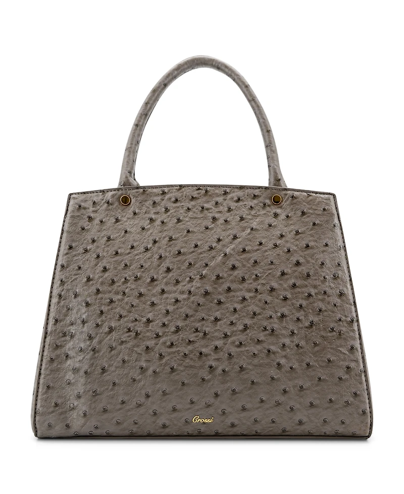 Like Dreams Elodie Embossed Bow Top Handle Medium Satchel Bag