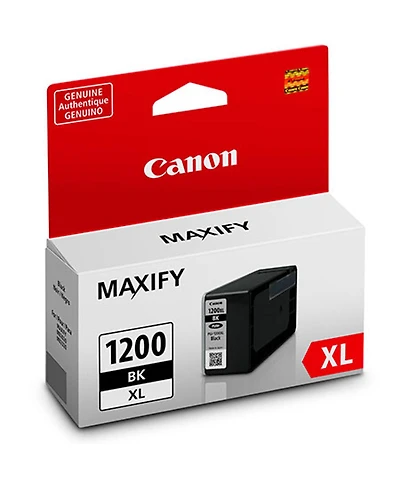 Canon Pgi-1200 Xl Black Pigment Ink Tank for Maxify MB2020, MB2120, MB2320, and MB2720 Printers, 1200 Pages Yield