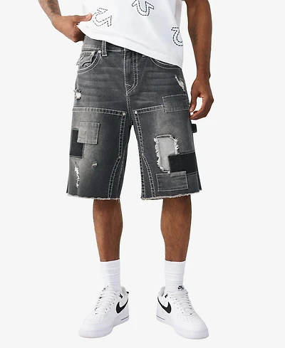 True Religion Men's Regular-Fit Carpenter Fray Shorts