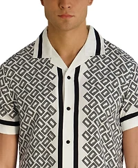 Karl Lagerfeld Paris Men's Double L Short-Sleeve Shirt