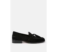 Rhone Tassels Detail Suede Loafers