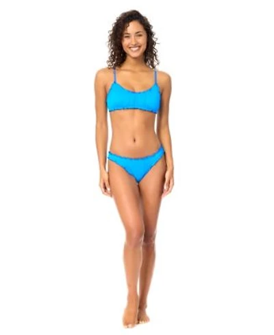 Raisins Womens Harlow Scoop Neck Swim Bikini Top Eli High Waist Swim Bottoms