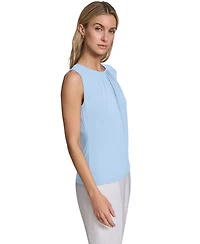 Calvin Klein Women's Pleated Crew Neck Cami Top