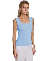 Calvin Klein Women's Scoop Neck Sweater Tank Top